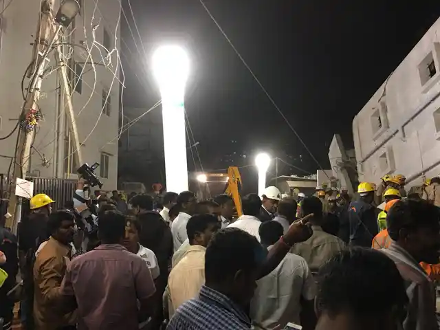 Visuals from the site of the incident.