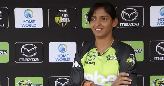 Harmanpreet is the first Indian cricketer – male or female – to sign a Big Bash League contract.