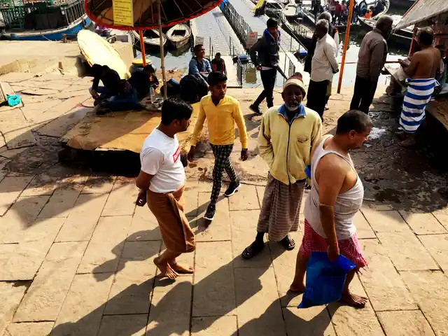 The shadows of Varanasi.