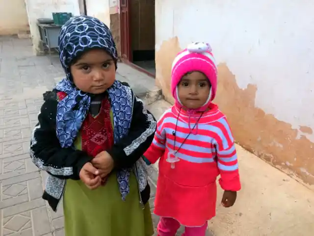 Children of patients at the unit. 