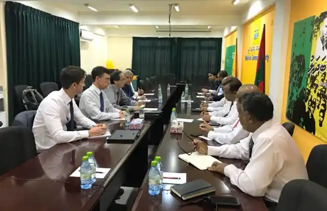 The EU delegation met the Maldivian opposition on 8 February