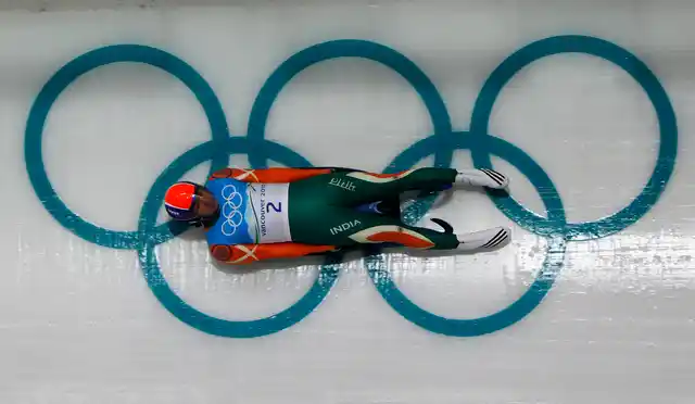 Shiva Keshavan borrowed a sled for his first Winter Olympics.