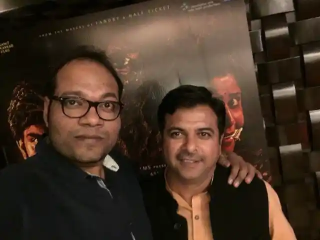Selfie time for the producers at the <i>Raakshas </i>press conference. 