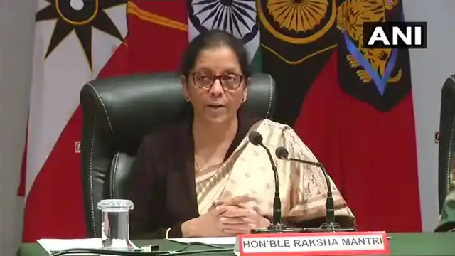 Defence Minister Nirmala Sitharaman.