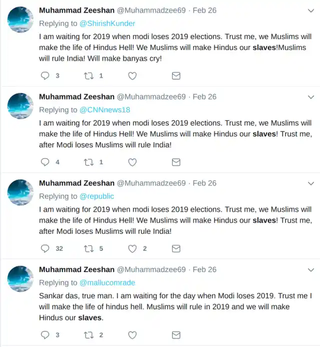 Recent tweets by @Muhammadzee68.