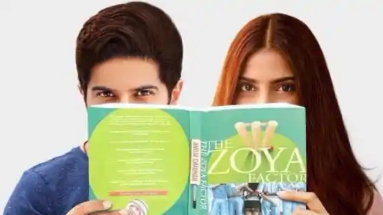 Dulquer Salmaan and Sonam Kapoor in a photo shoot for <i>The Zoya Factor </i>adaptation.