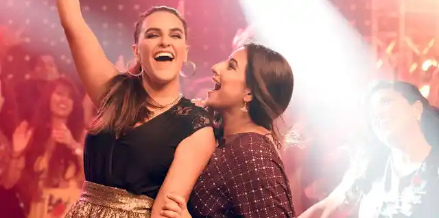 Neha Dhupia and Vidya Balan in <i>Tumhari Sulu.</i>