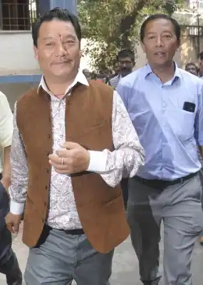 Gorkha Janmukti Morcha (GJM) chief Bimal Gurung. (File Photo: IANS)