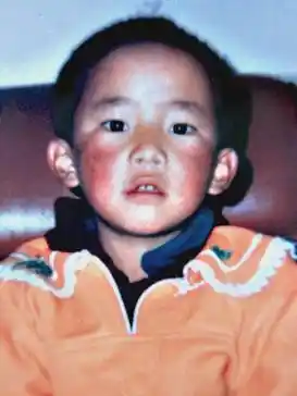 Gedhun Choekyi Nyima before he was kidnapped 