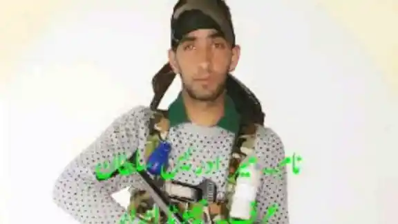 A photo of Mir Idrees Sultan holding a gun has reportedly gone viral on social media. 