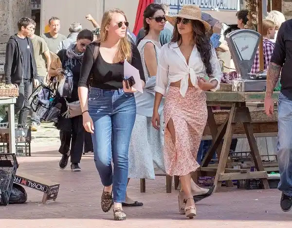 Priyanka Chopra on the sets of Quantico S3.