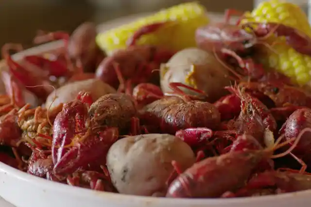 Crawfish prepared the New Orleans way.
