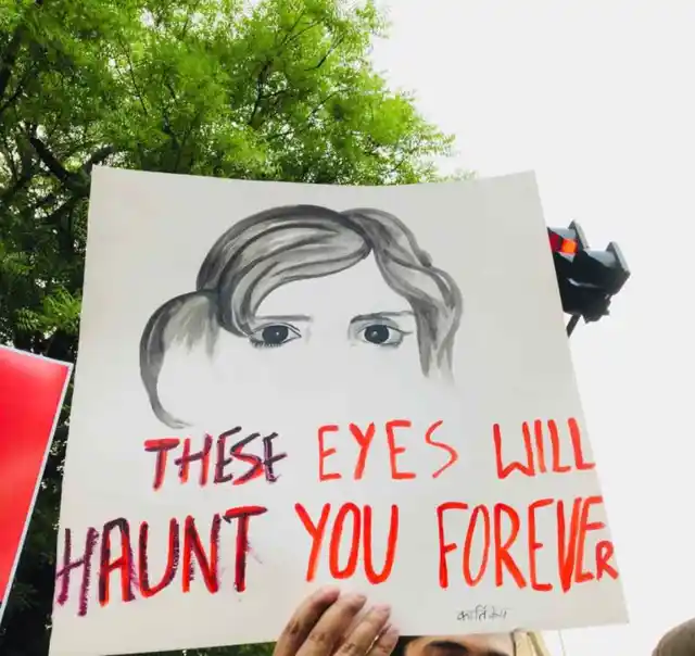 “These eyes will haunt you forever.’’