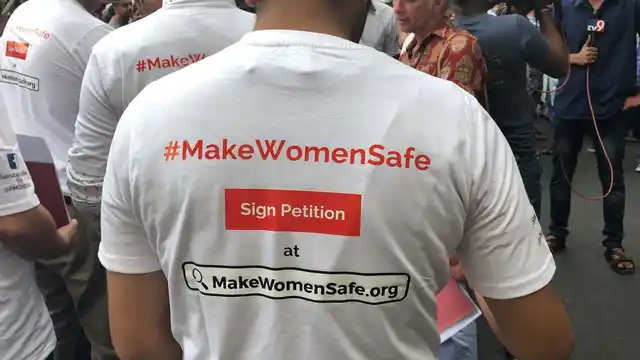 A plea to ‘Make Women Safe’.