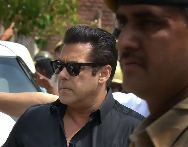 Jodhpur: Bollywood actor Salman Khan at the court.