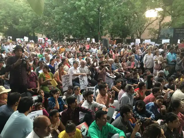 People from all walks of life have come together.