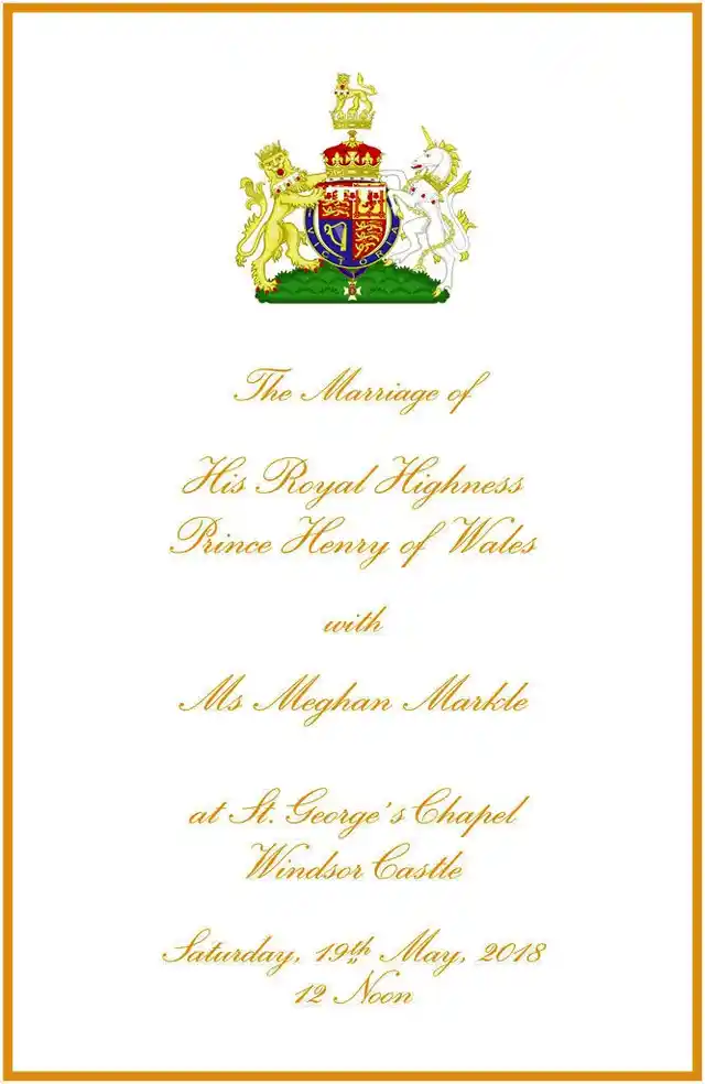 The invite. 