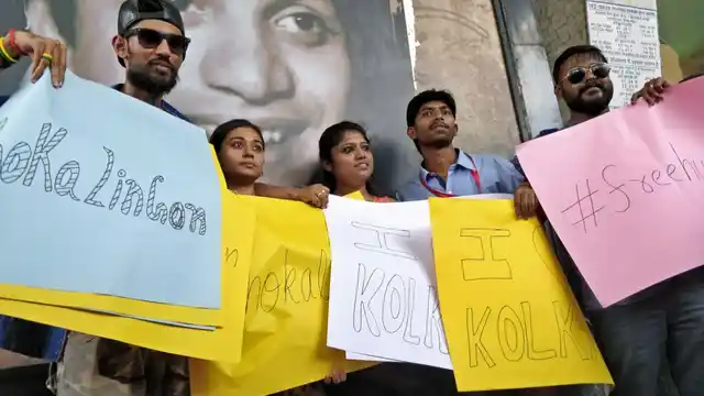 Several youngsters came out to support the couple that was harassed and later dragged off the metro in Kolkata.