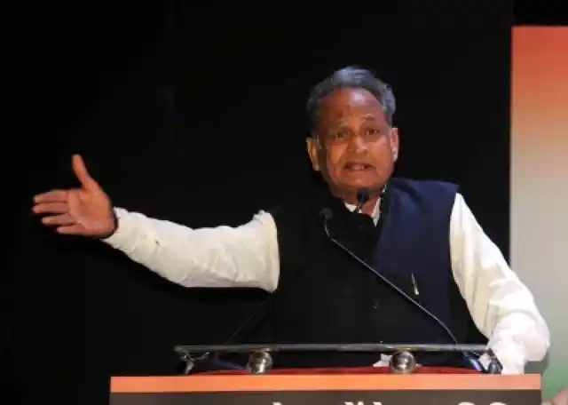 Ashok Gehlot, former Chief Minister Rajasthan and member of the Indian National Congress party.