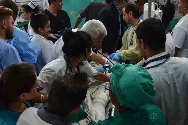 Only three of the 113 on board have reportedly survived