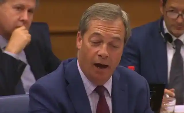 Nigel Farrage, from Britain