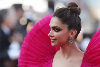 Actor Deepika Padukone at the Cannes red carpet.