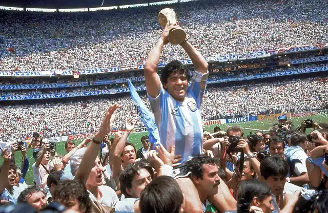 Diego Maradona led Argentina to a famous victory over Beckenbauer’s West Germany in the 1986 World Cup Final
