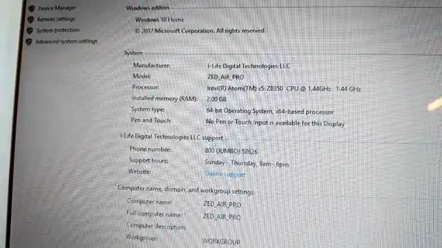 2GB RAM and latest version of Windows 10 with regular updates. 