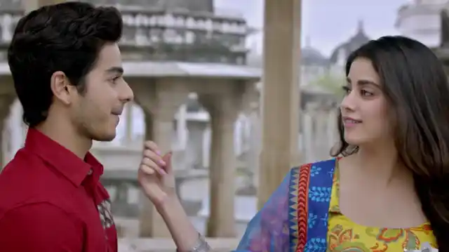 Ishaan and Janhvi in <i>Dhadak.</i>