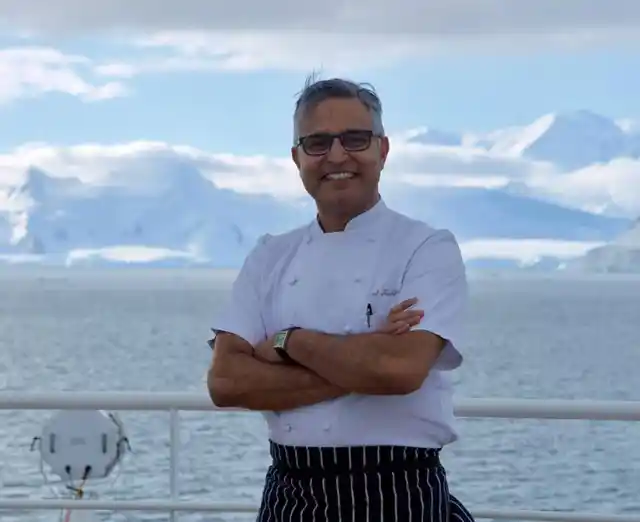 Chef Atul Kochhar on one of his travels.