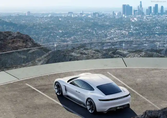 The Mission E Concept was showcased with Suicide doors but the production Taycan will have normal doors.