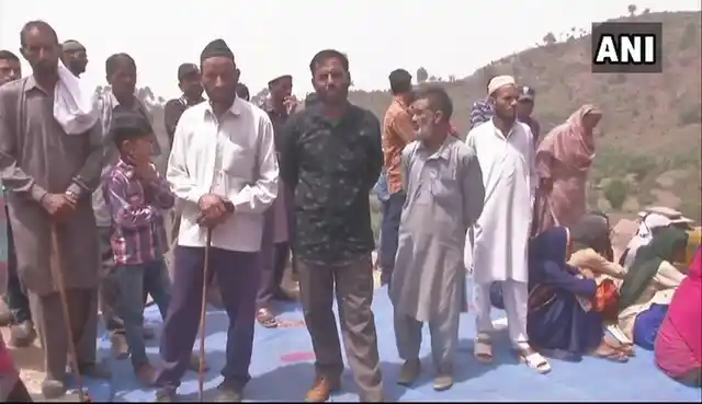 Family of Aurangzeb mourn his death in Jammu and Kashmir’s Poonch district.