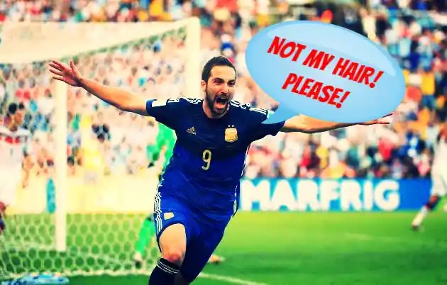 Higuain wants to keep his hair