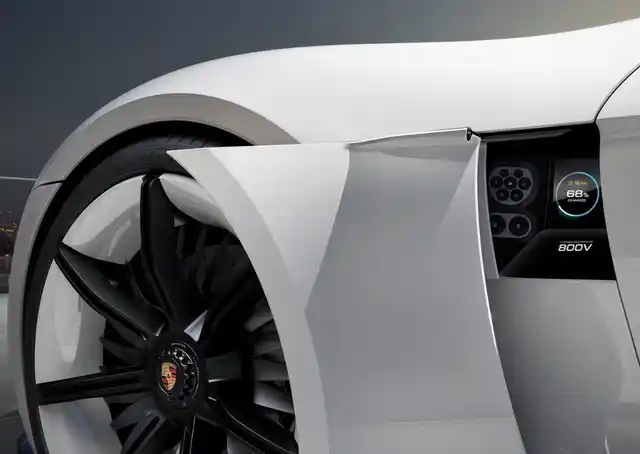 Porsche also claims an 80 percent charge within 15 minutes, with the right charger.
