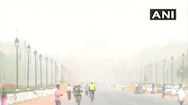 The air quality in New Delhi’s Rajpath.