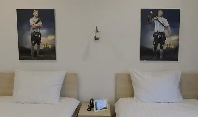 Photo of Biglia and Mascherano’s bedroom from the Argentina training base