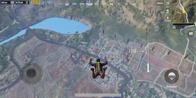 The avatar is dropped on an Island with other players
