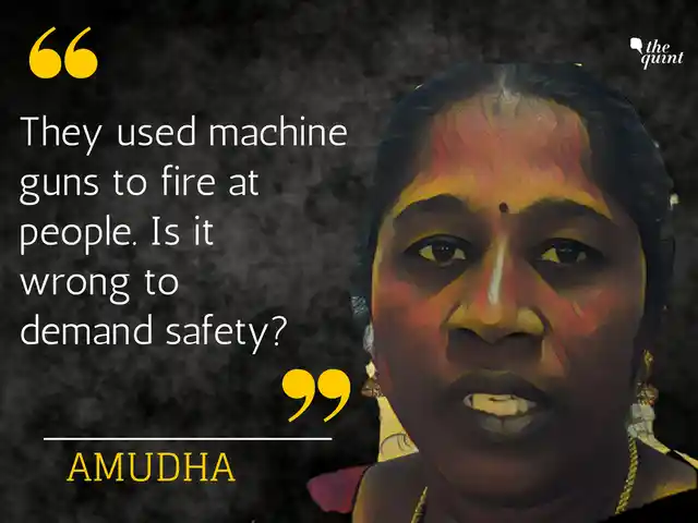 Amutha, who lives just a few kilometres away from the Sterlite plant, has had major uterus issues because of the pollution.