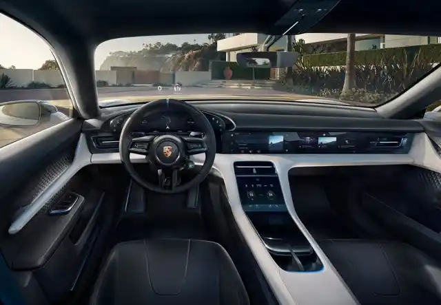 Mission E Cross Concept interior.