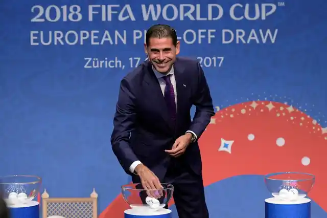 New Spain coach Fernando Hierro.
