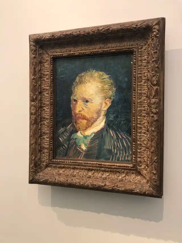 Vincent Van Gogh’s iconic ‘Self Portrait’ from 1887. 