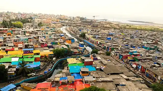 Aerial view of Khar Danda