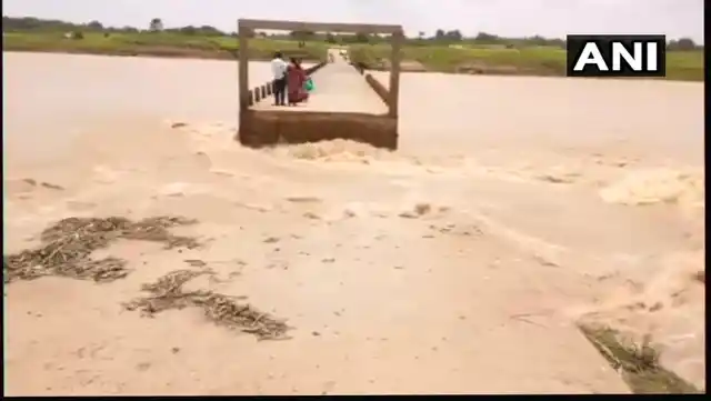 Section of an under-construction bridge in Belagavi, Karnataka.