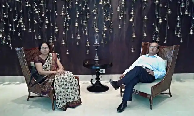 Das’ parents, Gopal and Radhika. 