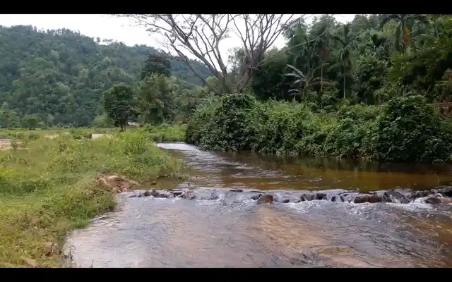 Downstream of Kangthilangso waterfall where Nilotpal Das and Abhijeet Nath were lynched. 