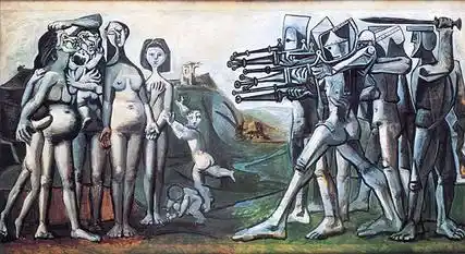 Pablo Picasso’s ‘Massacre in Korea’.