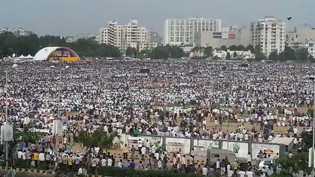 The 25 August, 2015, the Patidar Maha Rally saw an excess of 25 lakh Patels flock towards the GMDC grounds in Ahmedabad.