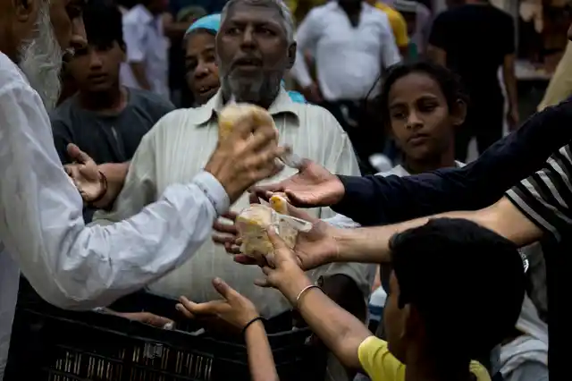 Even biryani, which is a delicacy for Muslims, is served in its vegetarian form. 