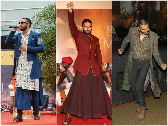 Flamboyance is part of Ranveer Singh’s personality.