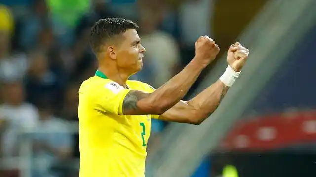 Centre-back and captain Thiago Silva is the beating heart of the Brazilian defence